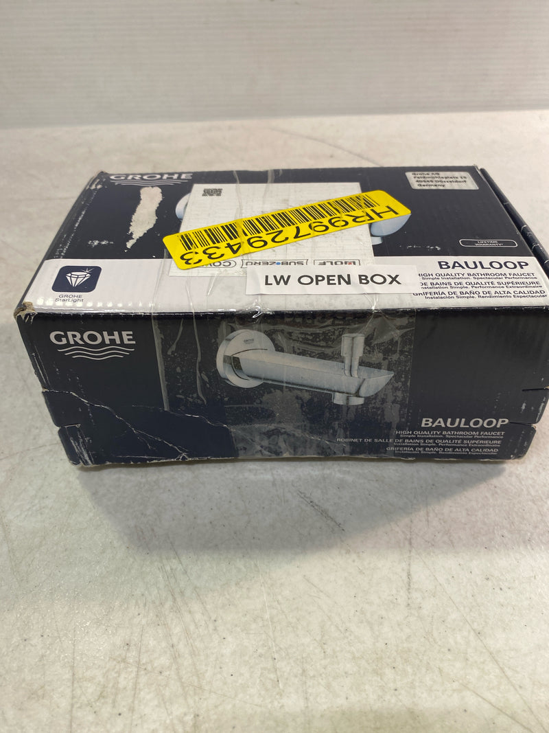 GROHE 13287001 Bauloop Diverter Tub Spout, Starlight Chrome