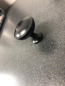 Berenson 9262-1055-P Echo 1-3/16 Inch Contemporary Round Mushroom Cabinet Knob / Drawer Knob - Matte Black