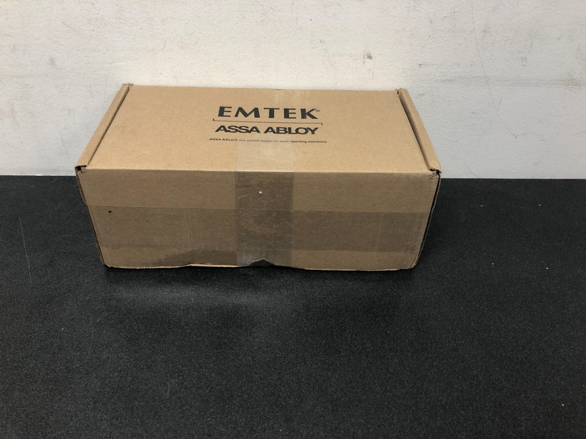 Emtek 8045US15 10 Inch Stretto Rectangular Dummy Sideplate Entry Set from the Brass Modern Collection - Satin Nickel