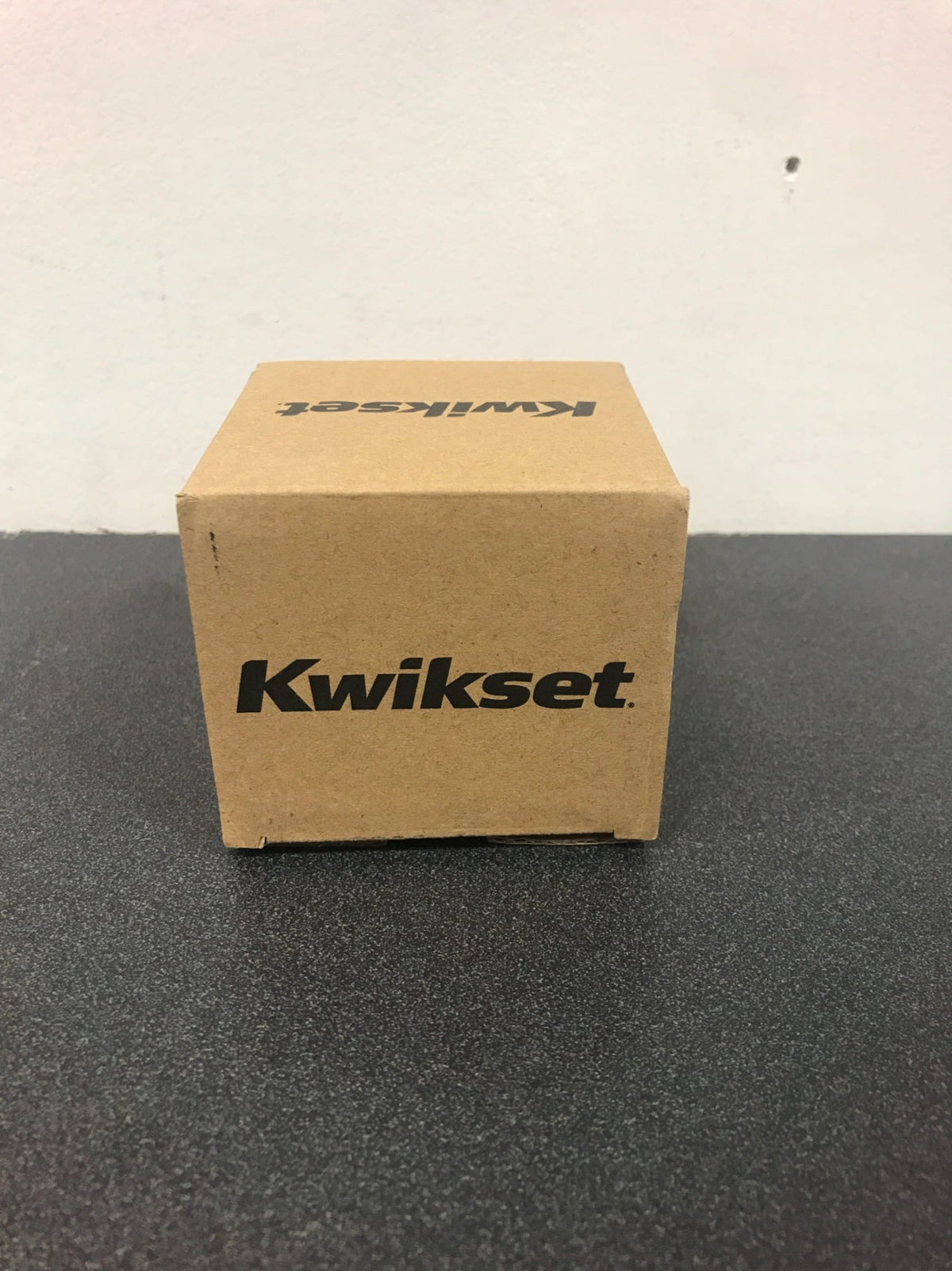 Kwikset Pismo Square Matte Black Half-Dummy Door Knob-788PSK SQT 514