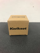 Kwikset Pismo Square Matte Black Half-Dummy Door Knob-788PSK SQT 514