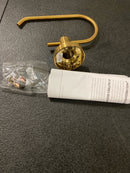 Signature Hardware 483958 Lexia Wall Mounted Euro Toilet Paper Holder - Brushed Gold