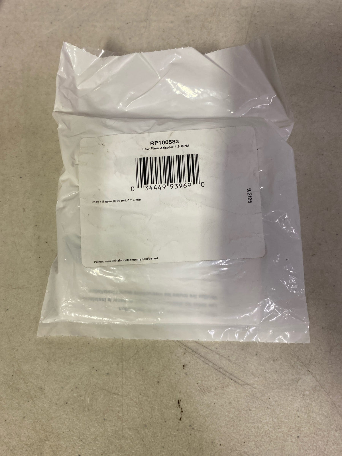 Delta RP100583 Replacement 1.5 GPM Aerator - N/A