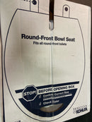 Kohler K-R22112-0 Wellworth Round Grip Tight Bumpers Toilet Seat in White