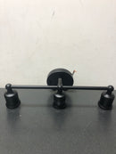 Elegant Lighting LD4028W16BK Serif 3 Light 15" Wide Bathroom Vanity Light - Black
