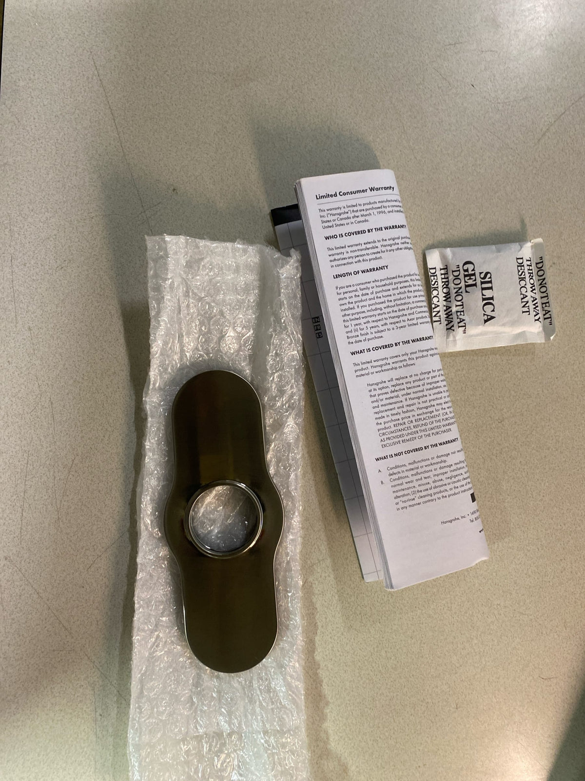 Hansgrohe 04778820 Joleena 6-1/4" Escutcheon Plate - Brushed Nickel