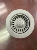 BLANCO 3.5-in Metallic Gray Stainless Steel Rust Resistant Strainer Basket with Lock Mount Included Basket Included