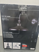 Globe Electric 44095 Aedan Single Light 13" Wide Wall Sconce with Gooseneck Arm and Swivel Head - Black