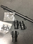 Baldwin 0381190 12 Inch Ornamental Heavy Duty Surface Bolt - Satin Black