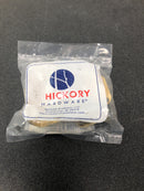 Hickory hardware p2710f-3 polished brass semi-concealed hinge 2-pack