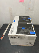 Delta 342701-SP Modern Square Non Shared Function Shower System Package with 1.75GPM Single Function Shower Head and Hand Shower - Includes Rough-In - SpotShield Brushed Nickel