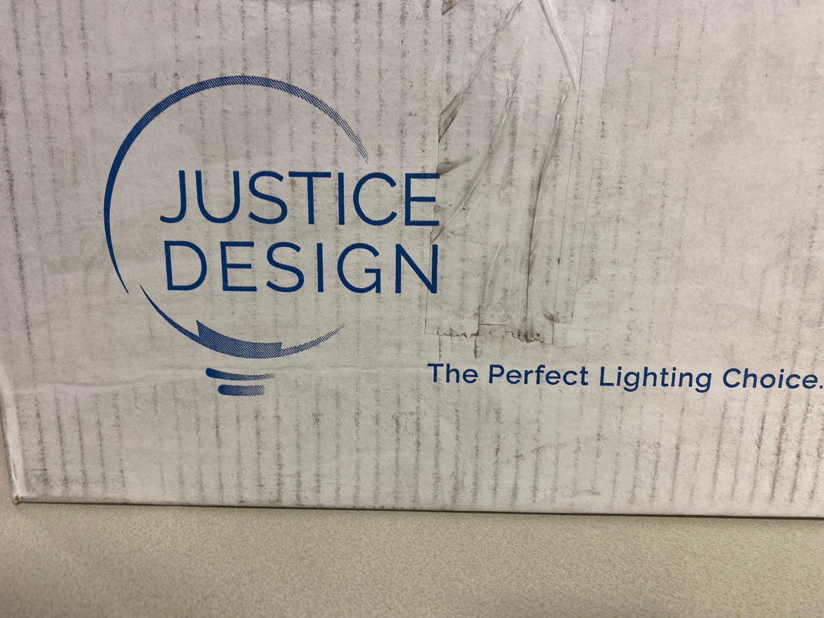 Justice Design Group CLD-8815-10-DBRZ Clouds Collection Mini 1-Light Pendant Light Fixture