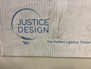 Justice Design Group CLD-8815-10-DBRZ Clouds Collection Mini 1-Light Pendant Light Fixture