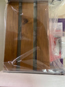 Anzzi AC-AZ202 Bohemian 18-11/16" Wide Wall Mounted Teak Wood Shower Seat - Teak