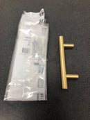 Emtek 86359US4 Brass Bar 3-1/2 Inch Center to Center Bar Cabinet Pull - Satin Brass