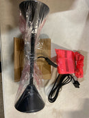 Globe electric 65000002 Avery 14 in. 2-Light Matte Black Wall Sconce Light with Plug-In or Hardwire Option for Indoor Use