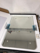 Kohler K-34969-BN Castia by Studio McGee 19-1/2" W x 29-1/2" H Transitional Rectangular Metal Frameless Bathroom Wall Mirror - Vibrant Brushed Nickel