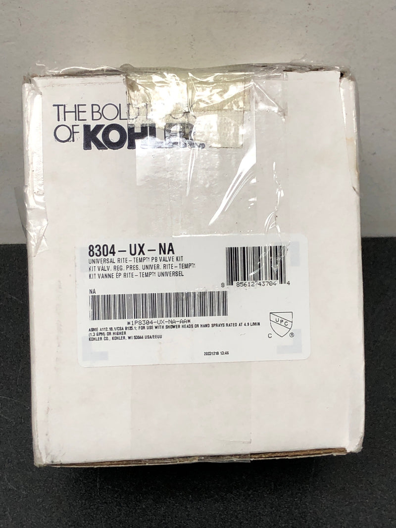 Kohler K-8304-UX-NA Rite-Temp Pressure Balanced Rough In Valve Body and Cartridge Kit - N/A