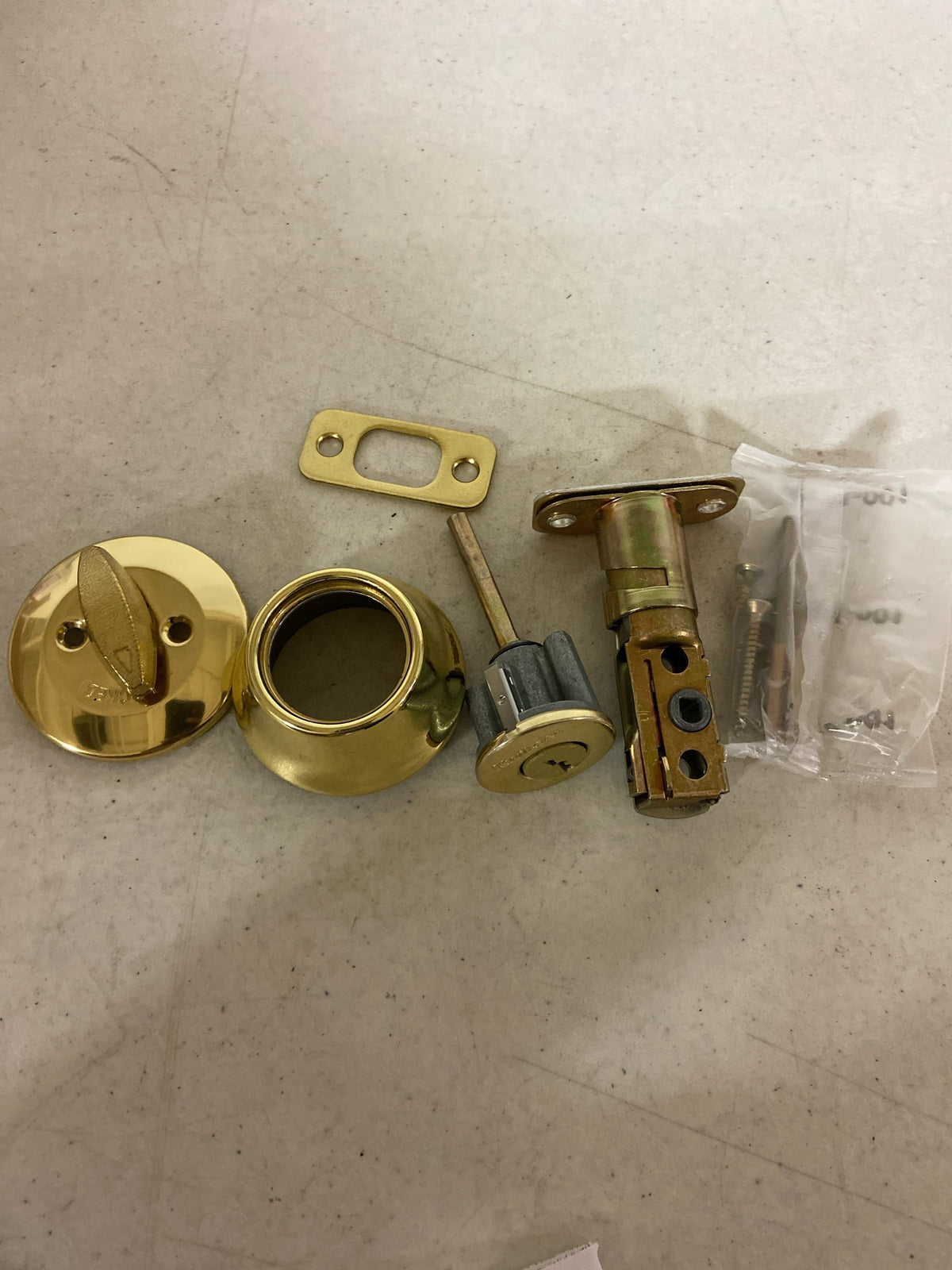 Kwikset 1-CYL DEADBOLT K3 BRT Brass BX