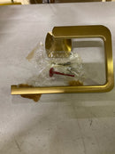 Pfister Vaneri Towel Ring, Hand Towel Holder for Bathroom, Wall-Mounted, Screw-in, Brushed Gold Finish, BRBVRI0BG