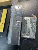 Cavilock CL400C0428 Magnetic Keyed Entry Pocket Door Lock Set with RH Snib/LH Key for 1-3/8 Inch Thick Doors - Matte Black