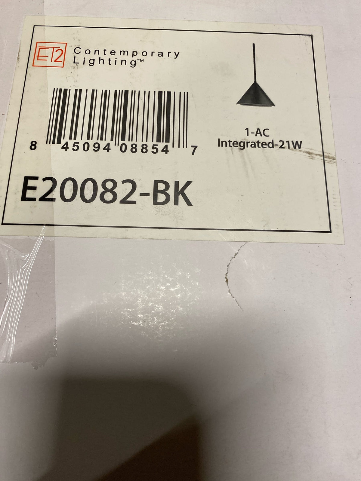 ET2 E20082-BK Abyss 10" Wide LED Pendant - Black