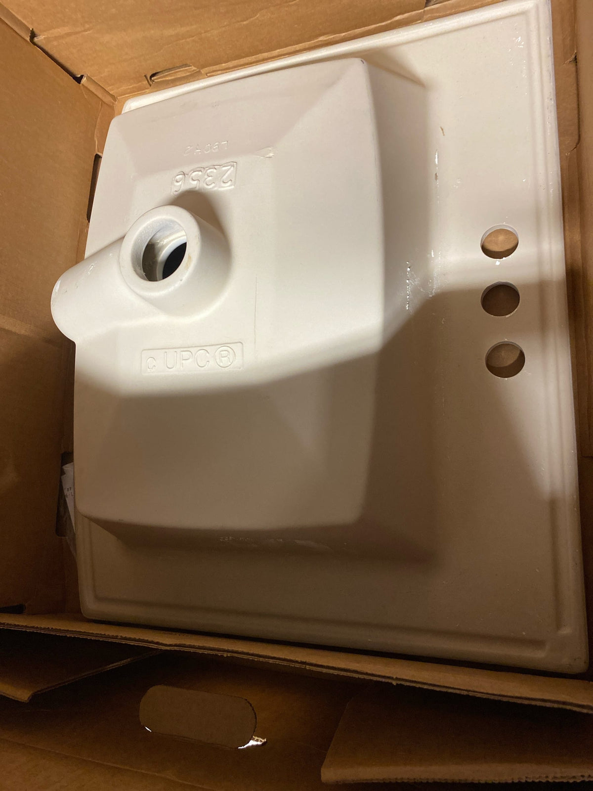 Kohler K-2356-4-96 Archer Drop-in Bathroom Sink with 4 in. Centerset Faucet Hole - Biscuit