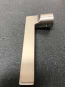 Baldwin FDSQUCRR150 Square Non-Turning Two-Sided Through-Door Dummy Door Lever Set from the Reserve Collection - Satin Nickel