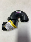 NIBCO Fig No U5895, 1-1/2 in. ABS DWV P-Trap with Union Joint Hub x Hub, Solvent Weld