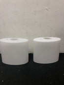 Justice Design Group FSN-8412-30-OPAL-DBRZ Fusion 15.5" Union 2 Light Vanity Light - Dark Bronze