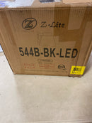 Z-Lite 544B-BK-LED Asher 11" Tall LED Outdoor Marine Grade Wall Sconce - Black