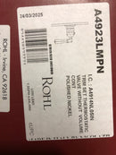 Rohl A4923LMPN San Giovanni Thermostatic Valve Trim Only with Single Lever Handle - Less Rough In - Polished Nickel