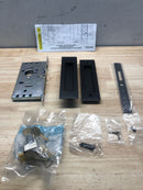 Emtek 2154US10B138 Narrow Modern Rectangular 7-1/4 Inch Passage Mortise Pocket Door Pull for 1-3/8" Thick Doors - Oil Rubbed Bronze