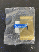 Amerock | Wall Plate | Golden Champagne | 1 Toggle Switch Plate Cover | Candler | 1 Pack | Light Switch Cover