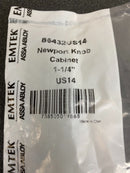 Emtek 86432US14 American Designer 1-1/4 Inch Mushroom Cabinet Knob - Polished Nickel