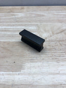 Alno A965-15-MB Linear 1-1/2" Center to Center Flush Mount Rectangular Solid Brass Cabinet Handle / Drawer Pull - Matte Black