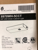 RP Lighting 24-Inch LED Under Cabinet Light 5CCT, White