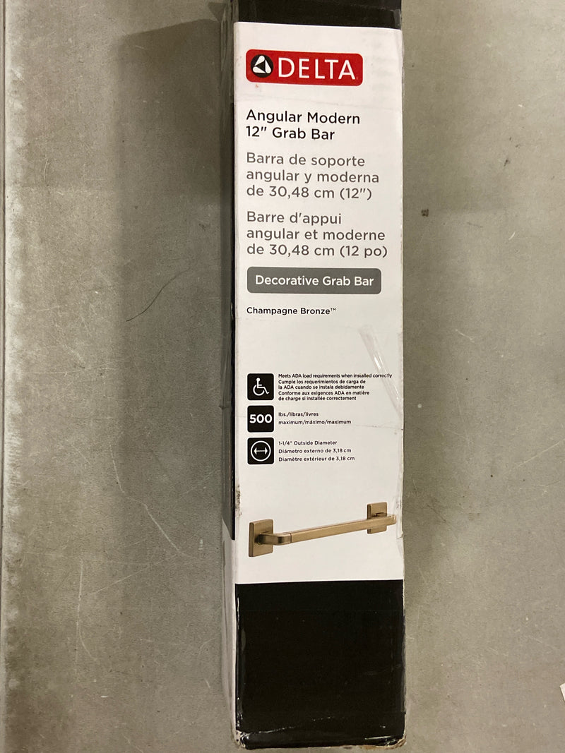 Delta 41912-CZ 12" Bathroom Grab Bar - Champagne Bronze