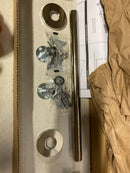 Emtek 29026US26 Transitional Brass 18 Inch Towel Bar - Polished Chrome