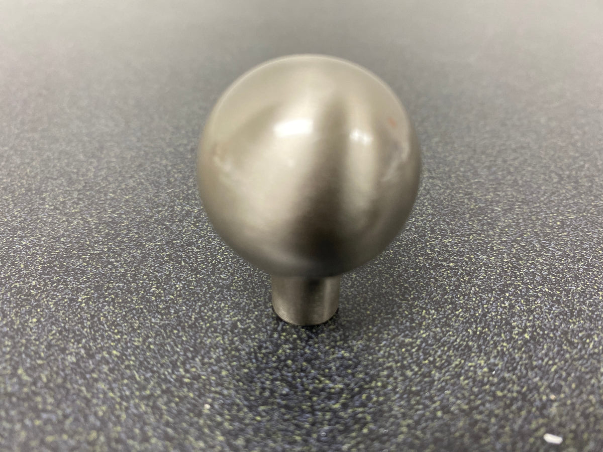 Top Knobs TK762BSN Barrington 1-1/8 Inch Round Cabinet Knob - Brushed Satin Nickel