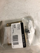 Baldwin 0394031 1-7/8 Inch x 2-1/2 Inch Flush Cabinet Pull - Non-Lacquered Brass