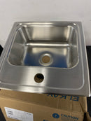 Elkay BLR15601 Lustertone Drop-In Stainless Steel 15 in. 1-Hole ADA Compliant Bar Sink