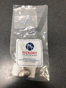 Hickory Hardware P3054-SS Williamsburg 1-1/4" Traditional Rustic Farmhouse Classic Oval Egg Cabinet Knob / Drawer Knob with Mounting Hardware - Stainless Steel