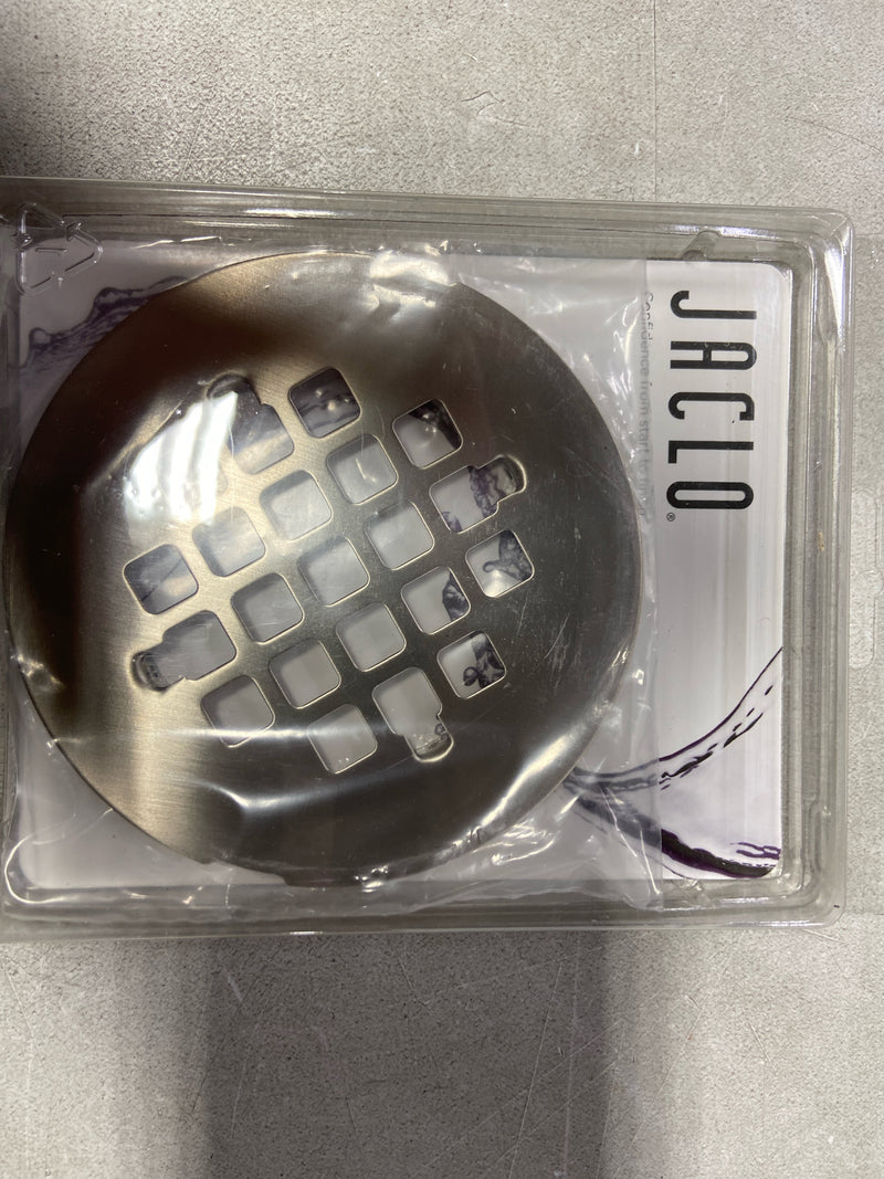 Jaclo 6236-SN Shower Drain Snap In Plate (4-1/4" Diameter) - Satin Nickel