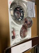 Kichler 330001BSS Geno 54 in. Indoor Brushed Stainless Steel Downrod Mount Ceiling Fan with Integrated LED with Remote Control Included