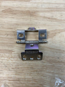 Amerock PK3175TBG10 Functional Hardware Full Inset Wrap Cabinet Door Hinge with 105 Degree Opening Angle - Single Hinge - Satin Nickel