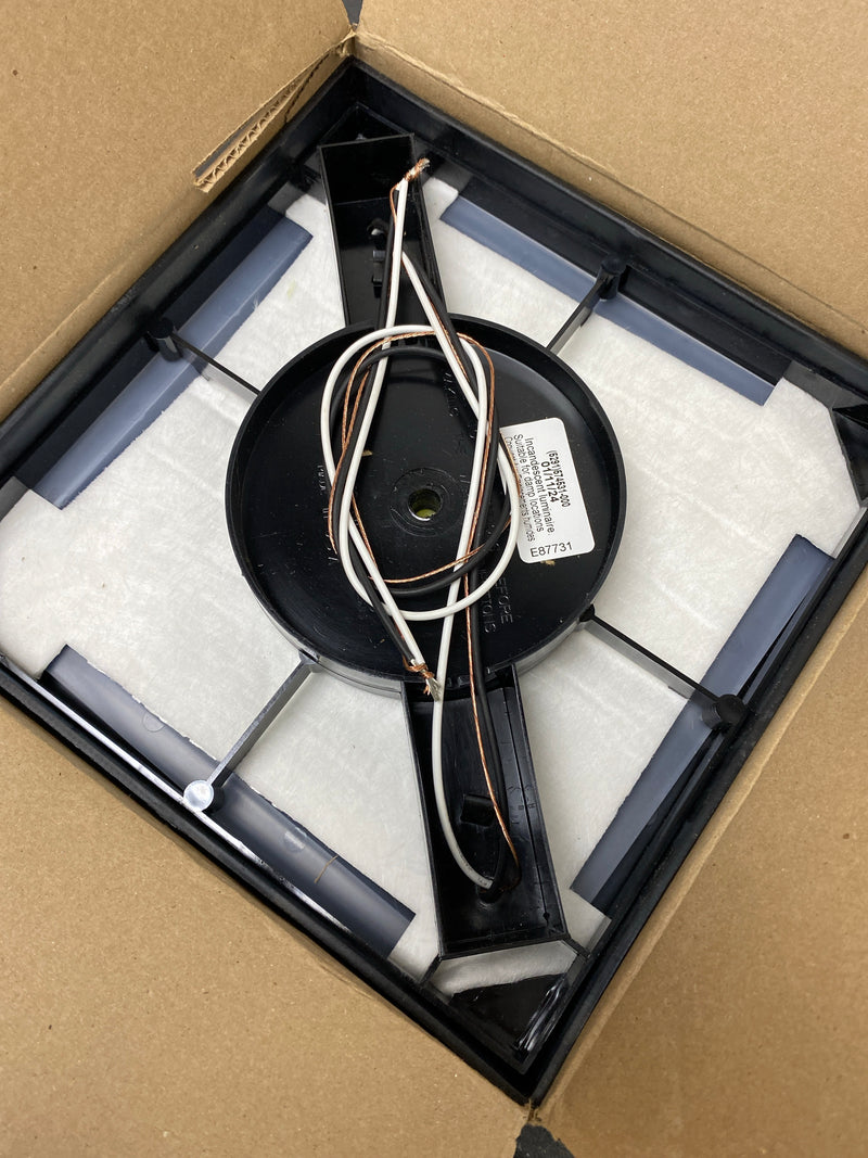 Progress Lighting P5745-31 2 Light Flush Mount Outdoor Ceiling Fixture - 10" Wide - Black