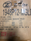 Z-Lite 1948P12-MGLD Harden - 3 Light Pendant in Modern Style-11.75 Inches Tall and 12 Inches Wide, Finish Color: Modern Gold
