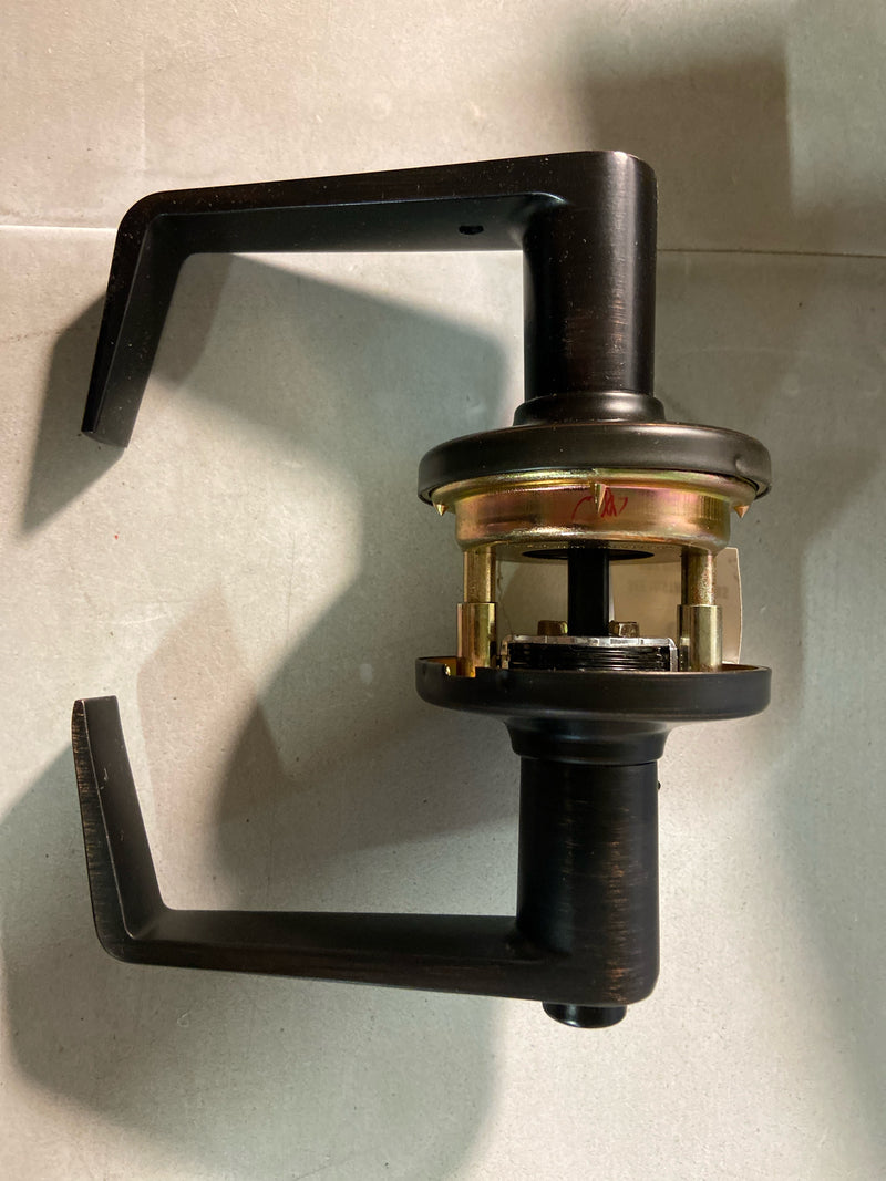 Kwikset 756KNL-11PS Kingston Grade 2 Keyed Entry Door Lever Set with SmartKey - Venetian Bronze