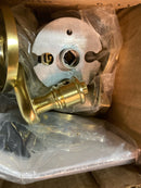 Baldwin 5455V044PASS 5455V.Pass 5455V Passage Door Lever Set with 5048 Rose from The Estate Collection